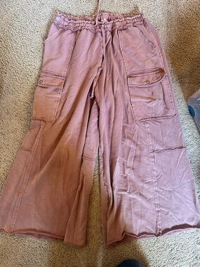 Easel Dusty Rose Knit Lounge Shorts